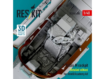 Rafale M Cockpit (Detailed Edition) For Revell/Academy Kit (3d Printed) - image 3