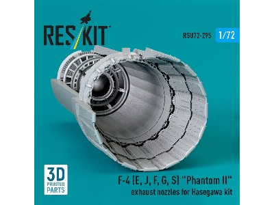 F-4 (E, J, F, G, S) 'phantom Ii' Exhaust Nozzles For Hasegawa Kit (3d Printed) - image 2