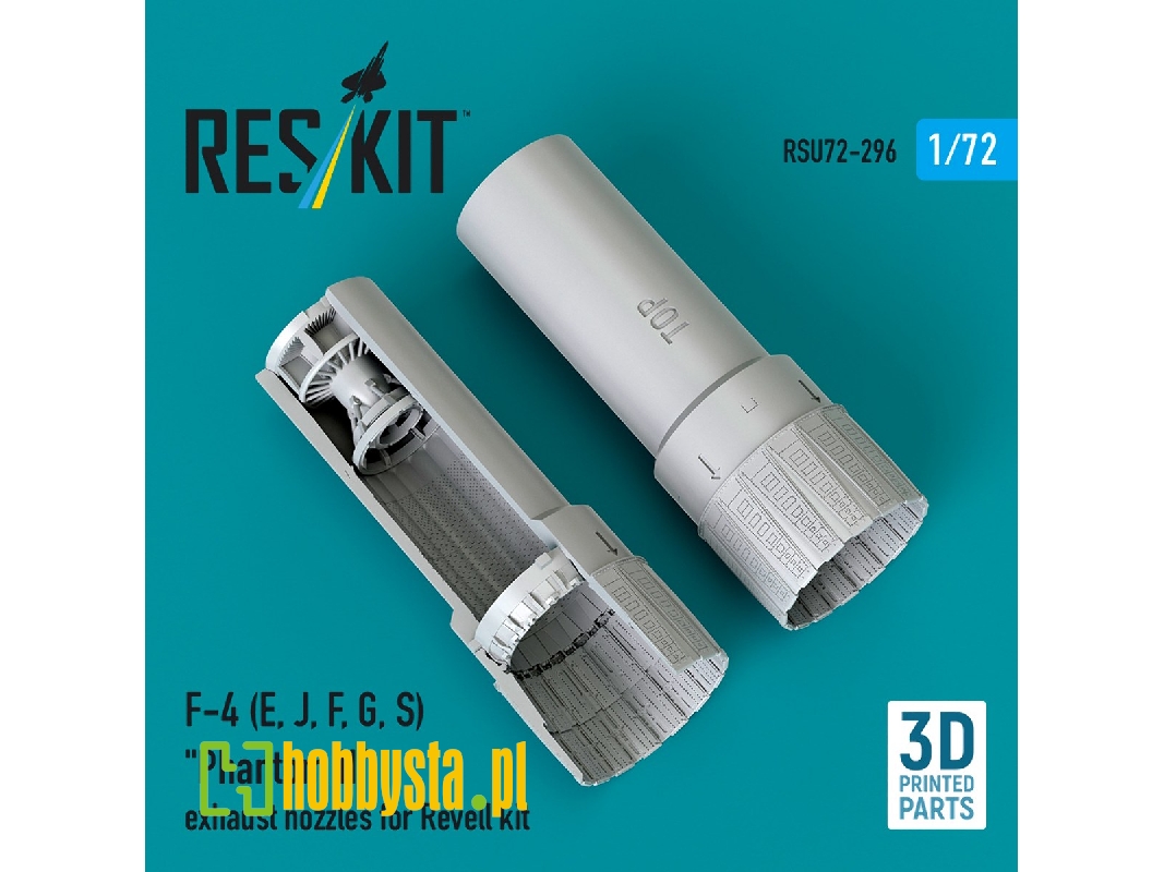F-4 (E, J, F, G, S) 'phantom Ii' Exhaust Nozzles For Revell Kit (3d Printed) - image 1 F-4 (E, J, F, G, S) 'phantom Ii' Exhaust Nozzles For Revell Kit (3d Printed) - image 1