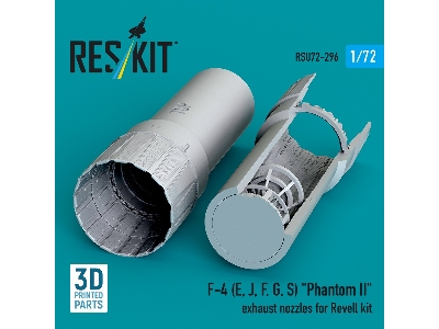 F-4 (E, J, F, G, S) 'phantom Ii' Exhaust Nozzles For Revell Kit (3d Printed) - image 3