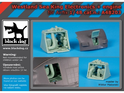 Westland Sea King Electronics + Engine (For Airfix) - image 1