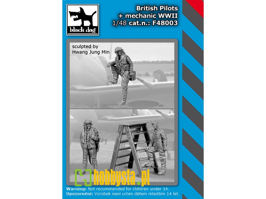 British Pilots + Mechanic Wwii - image 1 British Pilots + Mechanic Wwii - image 1