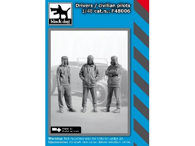Drivers / Civilian Pilots (3 Figures) - image 1