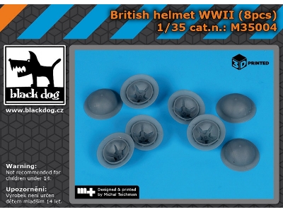 British Helmet Wwii (8pcs) - image 1