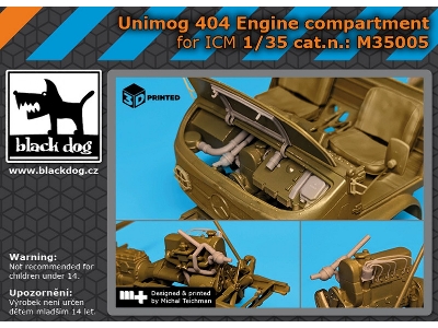 Unimog 404 Engine Compartment (For Icm) - image 1
