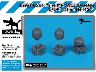 British Sea Mine Mk Xvii (3pcs) - image 1