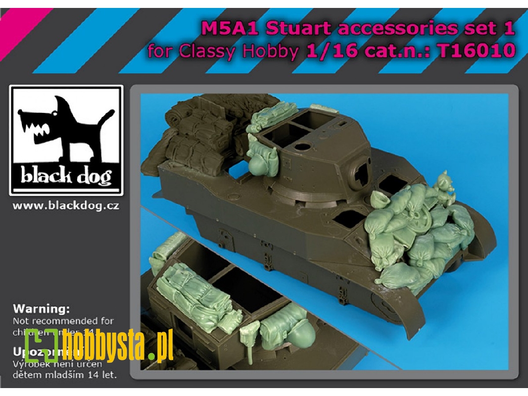 M5a1 Stuart Accessories Set 1 (For Classy Hobby) - image 1 M5a1 Stuart Accessories Set 1 (For Classy Hobby) - image 1