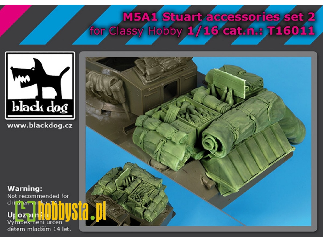 M5a1 Stuart Accessories Set 2 (For Classy Hobby) - image 1 M5a1 Stuart Accessories Set 2 (For Classy Hobby) - image 1