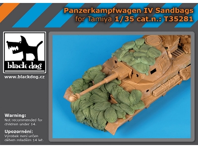 Panzerkampfwagen Iv Sandbags (For Tamiya) - image 1