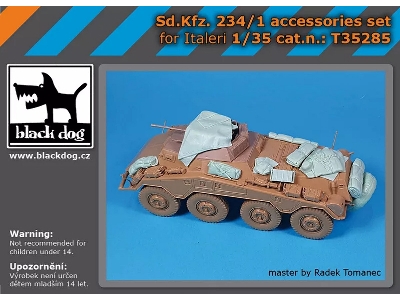 Sd.Kfz. 234/1 - Accessories Set (For Italeri Kits) - image 1
