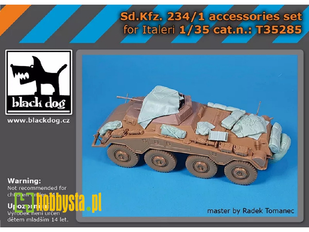 Sd.Kfz. 234/1 - Accessories Set (For Italeri Kits) - image 1 Sd.Kfz. 234/1 - Accessories Set (For Italeri Kits) - image 1