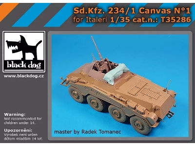 Sd.Kfz. 234/1 - Canvas No.1 (For Italeri Kits) - image 1