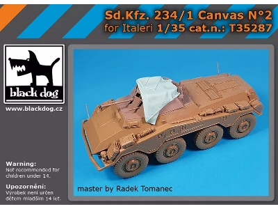 Sd.Kfz. 234/1 - Canvas No.2 (For Italeri Kits) - image 1