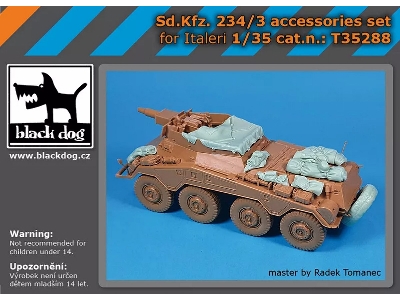 Sd.Kfz. 234/3 - Accessories Set (For Italeri Kits) - image 1