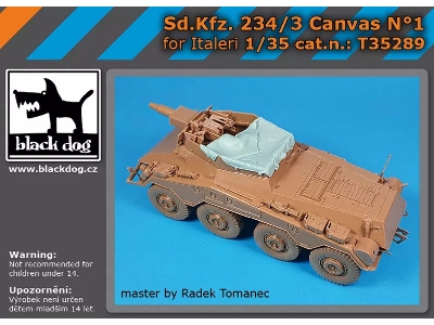 Sd.Kfz. 234/3 - Canvas No.1 (For Italeri Kits) - image 1