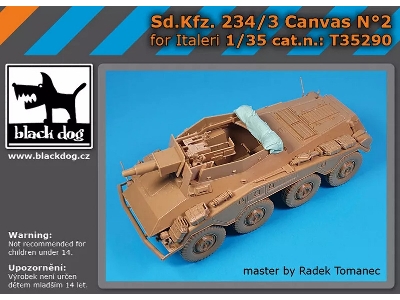 Sd.Kfz. 234/3 - Canvas No.2 (For Italeri Kits) - image 1