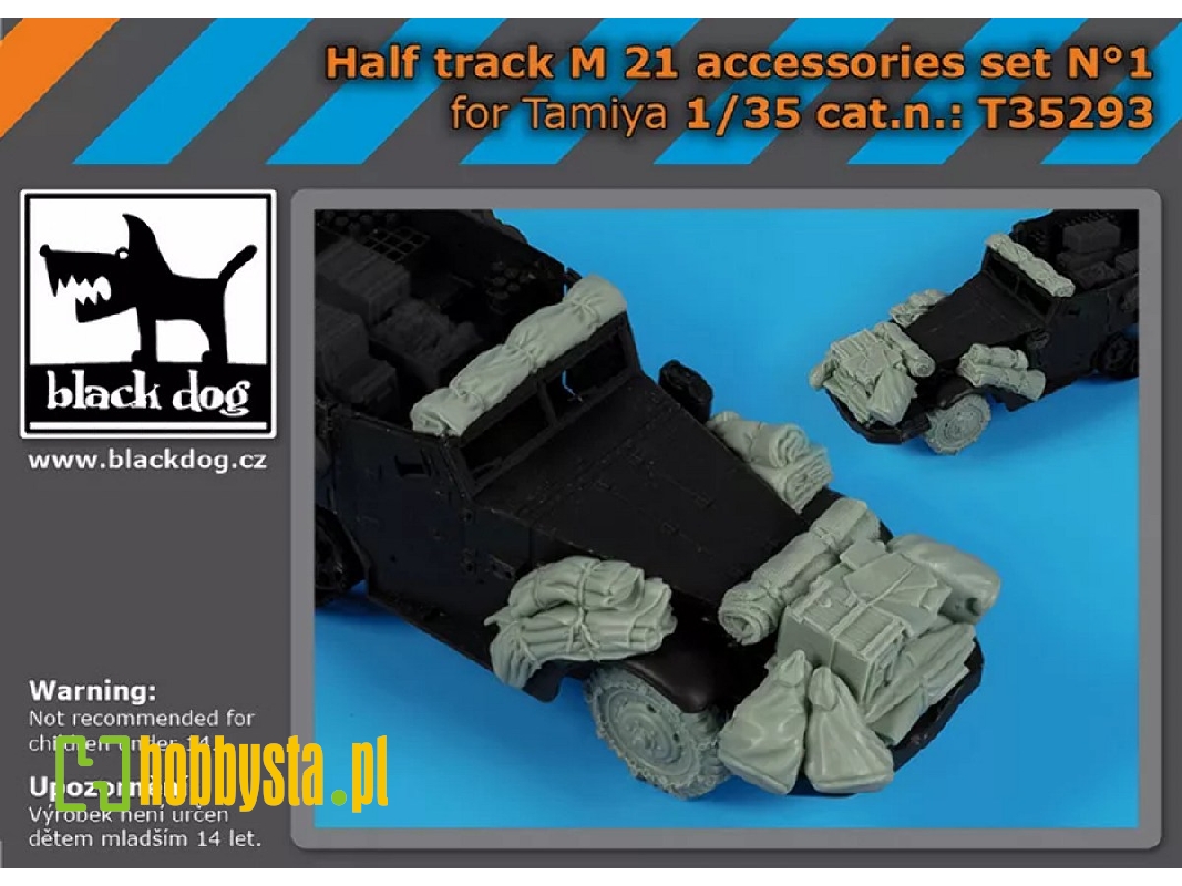 Half Track M 21 - Accessories Set No.1 (For Tamiya Kits) - image 1 Half Track M 21 - Accessories Set No.1 (For Tamiya Kits) - image 1