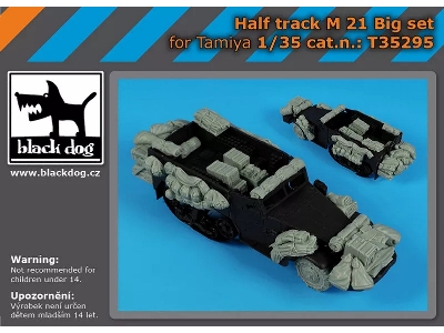Half Track M 21 Big Set (For Tamiya Kits) - image 1