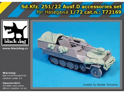 Sd.Kfz. 251/22 Ausf.D Accessories Set (For Hasegawa) - image 1