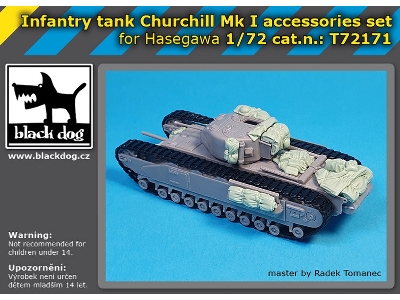 Infantry Tank Churchill Mk I Accessories Set (For Hasegawa) - image 1