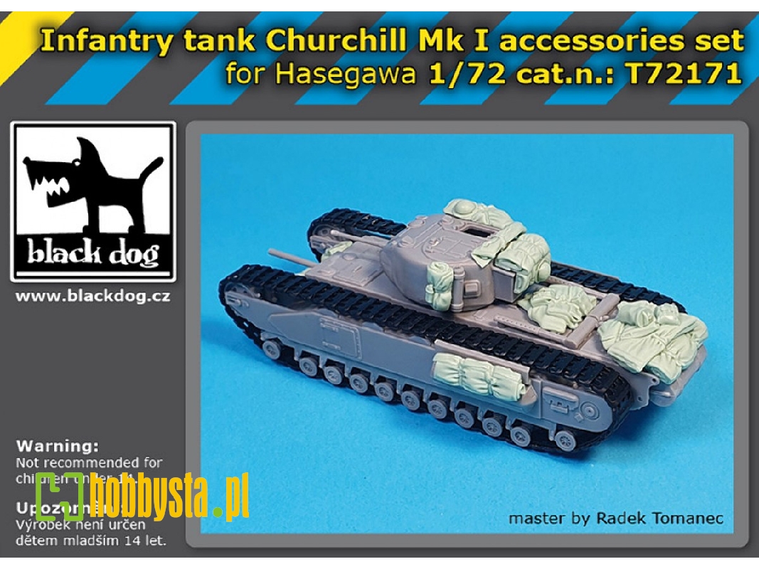 Infantry Tank Churchill Mk I Accessories Set (For Hasegawa) - image 1 Infantry Tank Churchill Mk I Accessories Set (For Hasegawa) - image 1