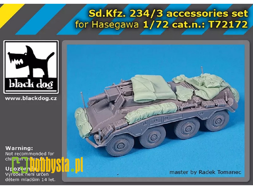 Sd.Kfz. 234/3 - Accessories Set (For Hasegawa Kits) - image 1 Sd.Kfz. 234/3 - Accessories Set (For Hasegawa Kits) - image 1