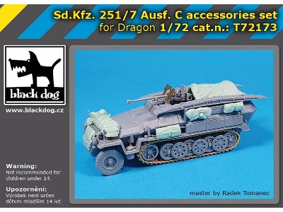 Sd.Kfz. 251/7 Ausf. C - Accessories Set (For Dragon Kits) - image 1