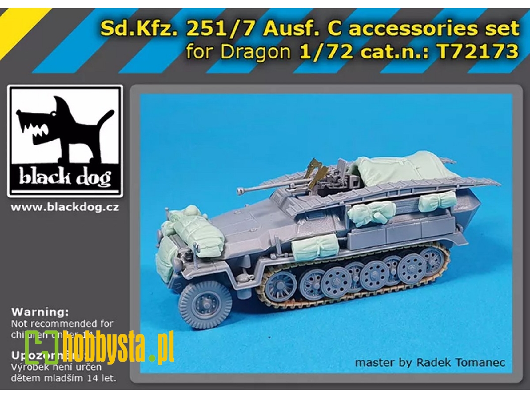 Sd.Kfz. 251/7 Ausf. C - Accessories Set (For Dragon Kits) - image 1 Sd.Kfz. 251/7 Ausf. C - Accessories Set (For Dragon Kits) - image 1