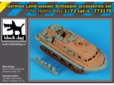 German Land-wasser Schlepper - Accessories Set (For Hobby Boss Kits) - image 1