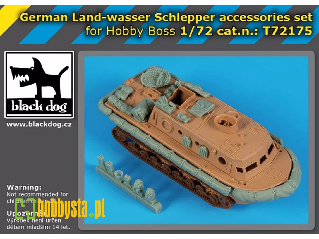 German Land-wasser Schlepper - Accessories Set (For Hobby Boss Kits) - image 1 German Land-wasser Schlepper - Accessories Set (For Hobby Boss Kits) - image 1