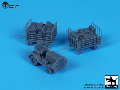Airport Tow Truck + Baggage Carts - image 2