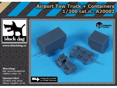 Airport Tow Truck + Containers - image 1