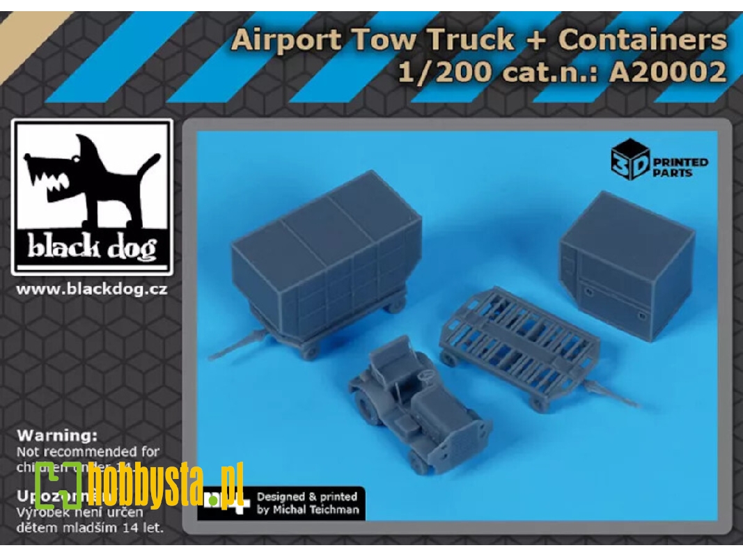 Airport Tow Truck + Containers - image 1 Airport Tow Truck + Containers - image 1