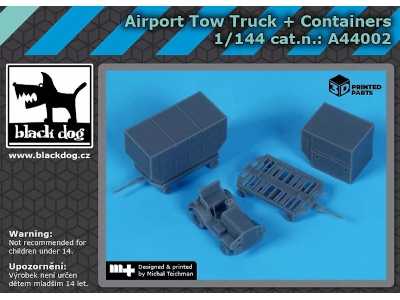 Airport Tow Truck + Containers - image 1