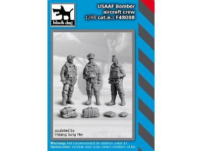 Usaaf Bomber Aircraft Crew (3 Figures) - image 1
