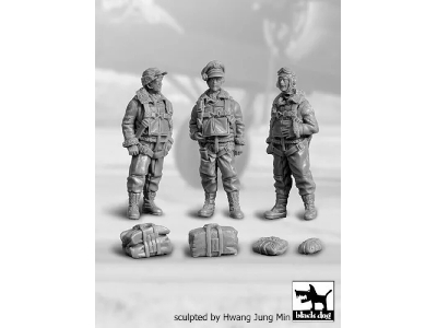 Usaaf Bomber Aircraft Crew (3 Figures) - image 2