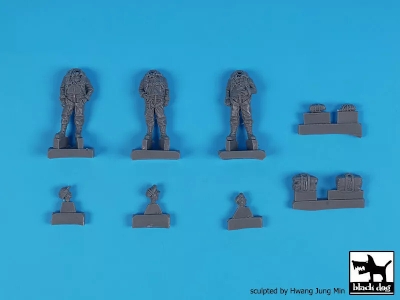 Usaaf Bomber Aircraft Crew (3 Figures) - image 3