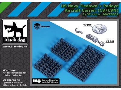 Us Navy Tiedown + Padaye (Cv/Cvn) - image 1