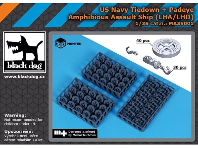 Us Navy Tiedown + Padaye (Lha/Lhd) - image 1