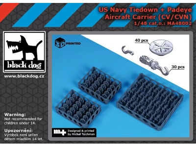 Us Navy Tiedown + Padaye (Cv/Cvn) - image 1