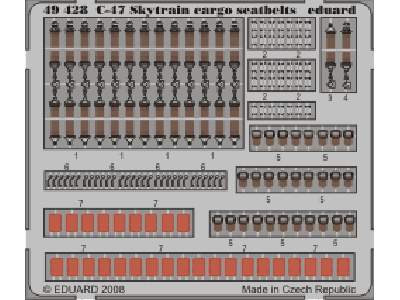 C-47 Skytrain cargo seatbelts 1/48 - Trumpeter - image 1