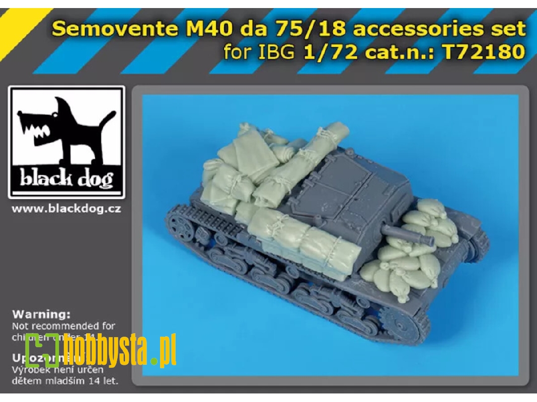 Semovente M 40 Da 75/18 Accessories Set For Ibg - image 1 Semovente M 40 Da 75/18 Accessories Set For Ibg - image 1
