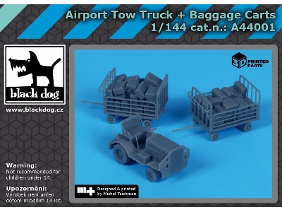Airport Tow Truck + Baggage Carts - image 1