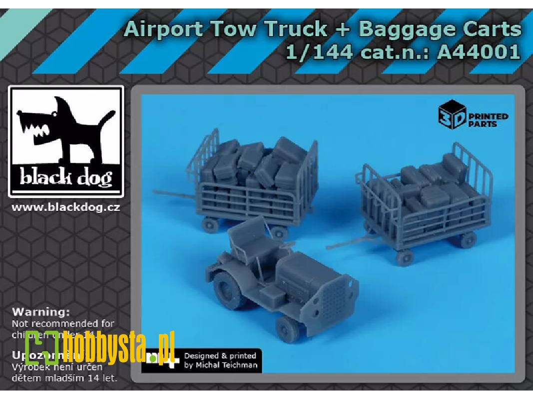Airport Tow Truck + Baggage Carts - image 1