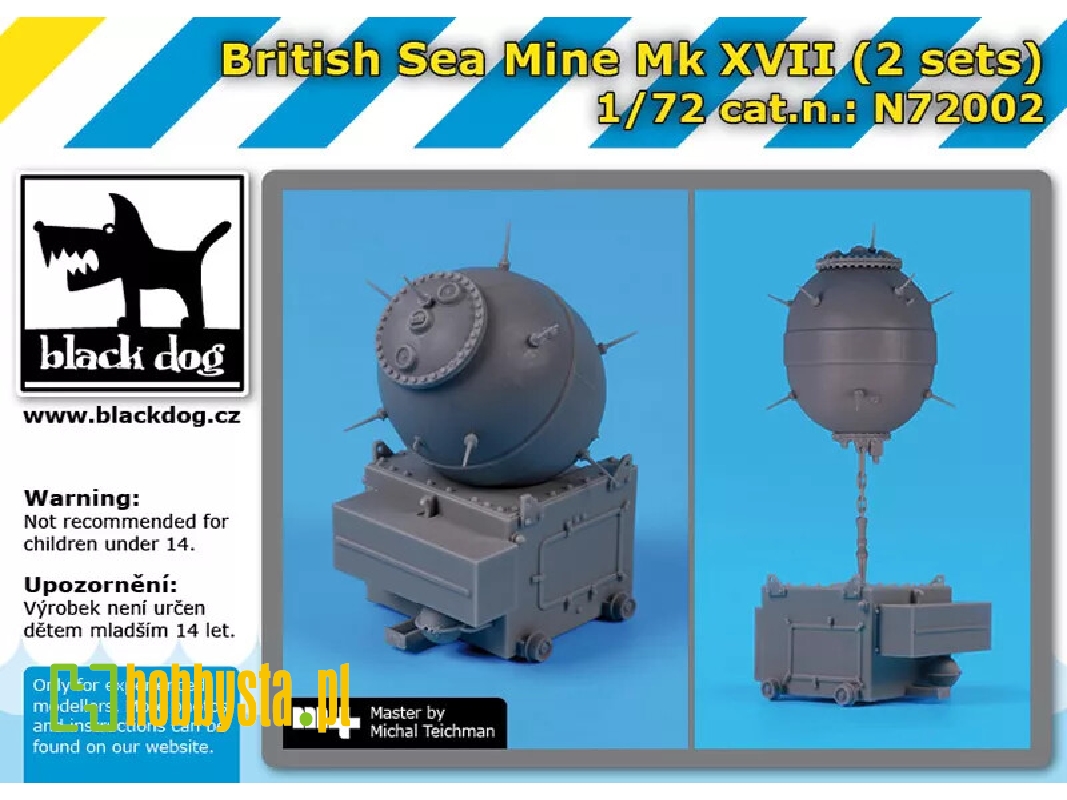 British Sea Mine Mk Xvii (2pcs) - image 1 British Sea Mine Mk Xvii (2pcs) - image 1