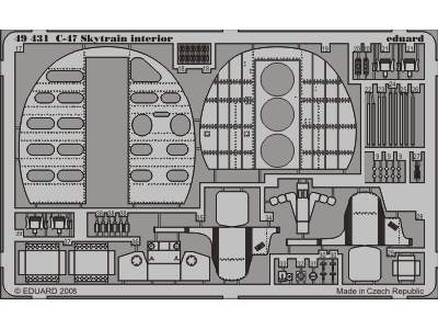 C-47 Skytrain interior S. A. 1/48 - Trumpeter - image 3