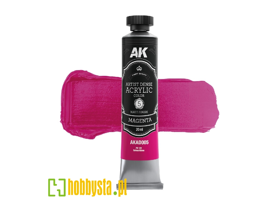 Ak Ad005 Magenta - Artistic Dense Acrylic - image 1 Ak Ad005 Magenta - Artistic Dense Acrylic - image 1