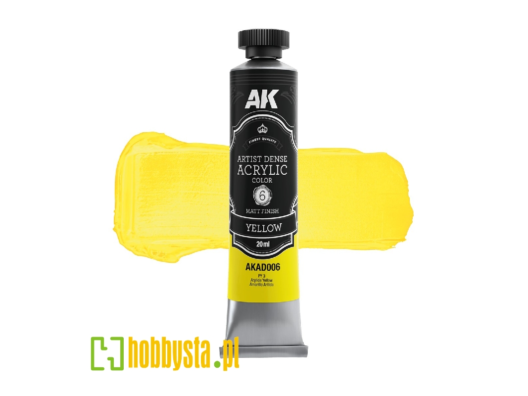 Ak Ad006 Yellow - Artistic Dense Acrylic - image 1 Ak Ad006 Yellow - Artistic Dense Acrylic - image 1