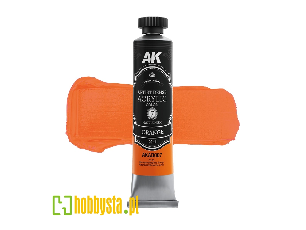 Ak Ad007 Orange - Artistic Dense Acrylic - image 1 Ak Ad007 Orange - Artistic Dense Acrylic - image 1