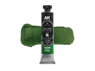 Ak Ad008 Green - Artistic Dense Acrylic - image 1